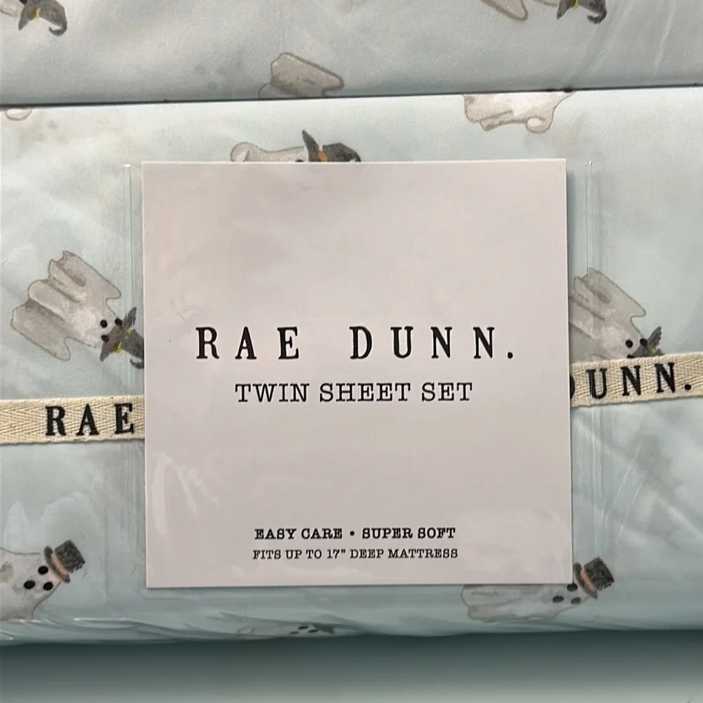 NWT Rae Dunn Halloween Twin Sheet
